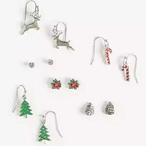 Mauurice's Festive Christmas Earring Set